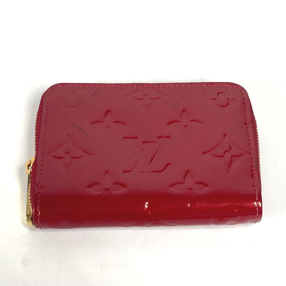 LOUIS VUITTON Coin case M93608 Monogram Vernis Red Monogram Vernis Zippy coin purse