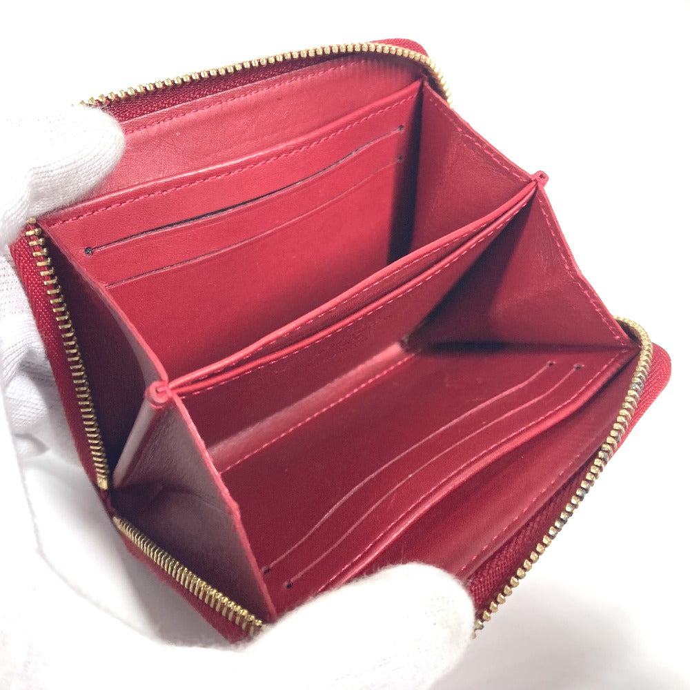 LOUIS VUITTON Coin case M93608 Monogram Vernis Red Monogram Vernis Zippy coin purse