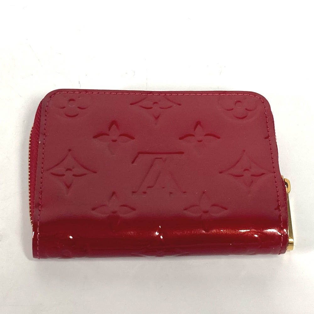LOUIS VUITTON Coin case M93608 Monogram Vernis Red Monogram Vernis Zippy coin purse