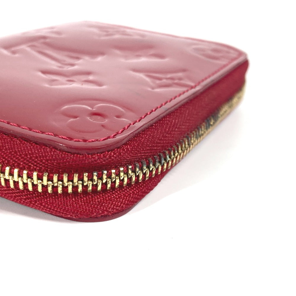 LOUIS VUITTON Coin case M93608 Monogram Vernis Red Monogram Vernis Zippy coin purse