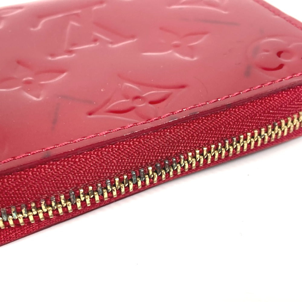 LOUIS VUITTON Coin case M93608 Monogram Vernis Red Monogram Vernis Zippy coin purse