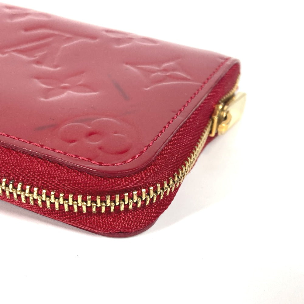 LOUIS VUITTON Coin case M93608 Monogram Vernis Red Monogram Vernis Zippy coin purse
