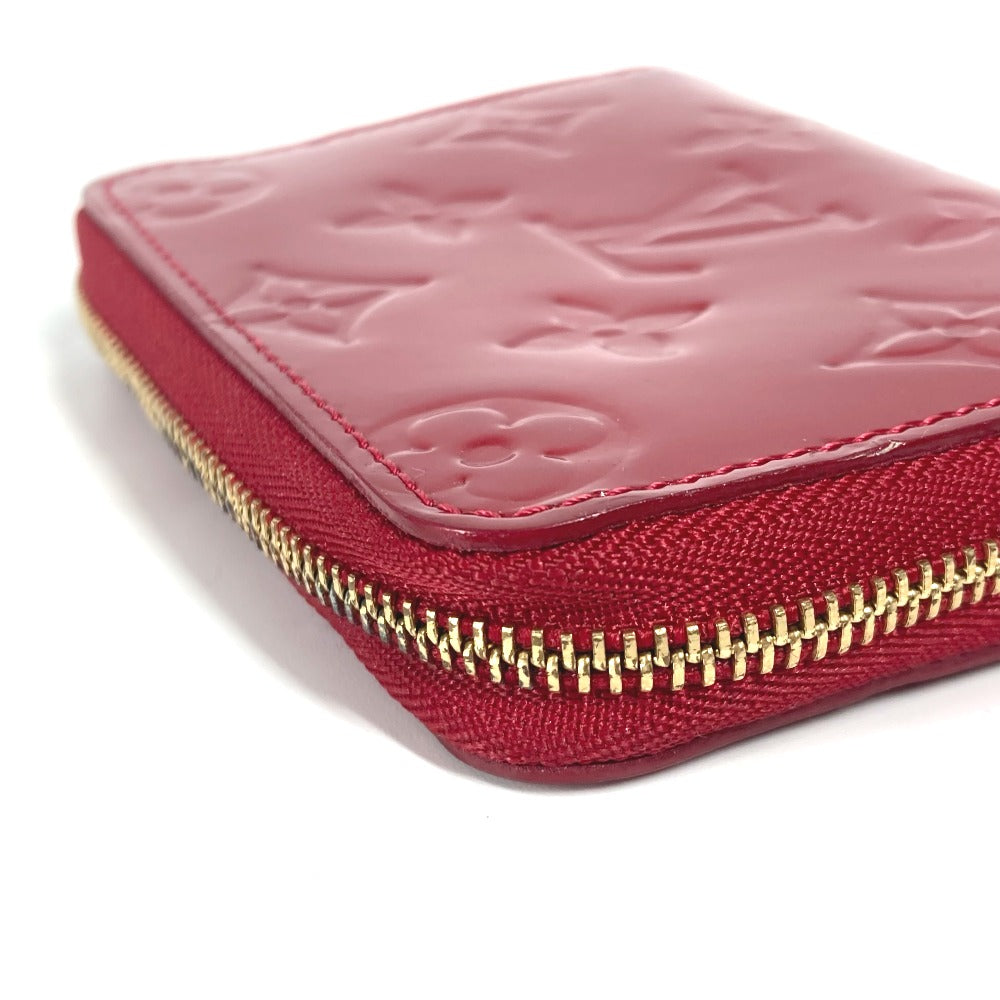 LOUIS VUITTON Coin case M93608 Monogram Vernis Red Monogram Vernis Zippy coin purse