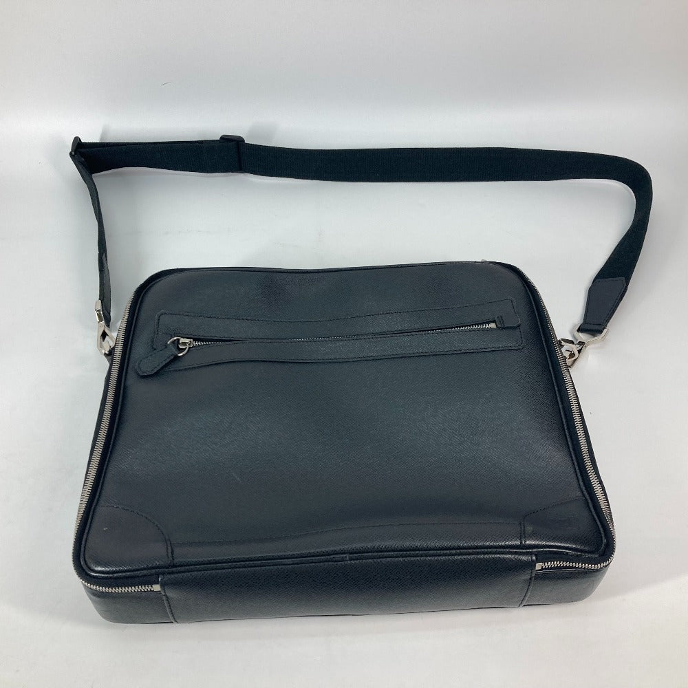 LOUIS VUITTON Business bag M32522 Taiga Leather black Taiga Porto Ordinatour Odessa