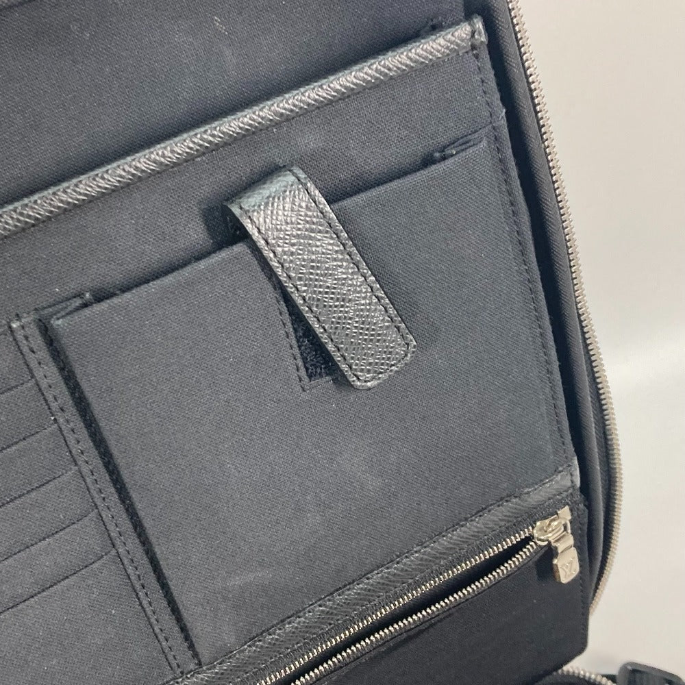 LOUIS VUITTON Business bag M32522 Taiga Leather black Taiga Porto Ordinatour Odessa