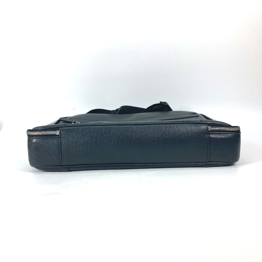 LOUIS VUITTON Business bag M32522 Taiga Leather black Taiga Porto Ordinatour Odessa
