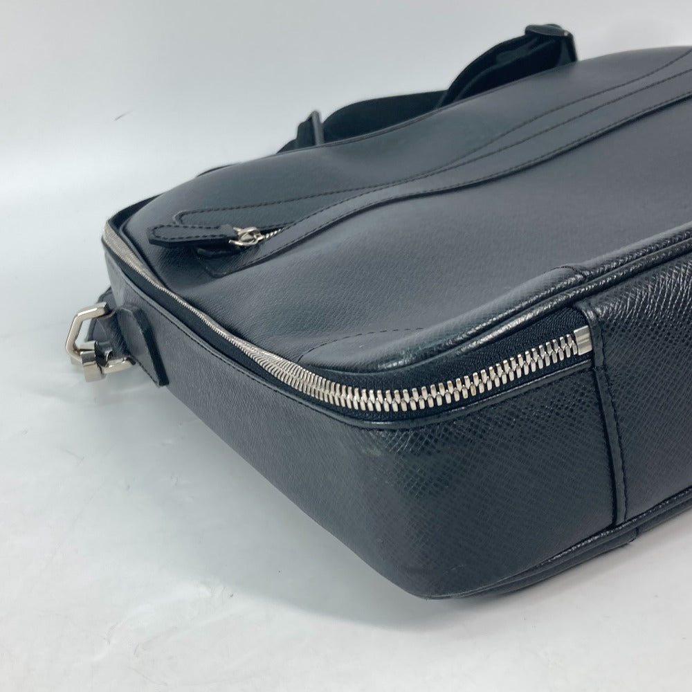 LOUIS VUITTON Business bag M32522 Taiga Leather black Taiga Porto Ordinatour Odessa