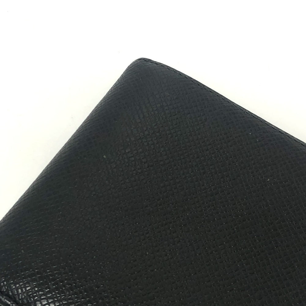LOUIS VUITTON Folded wallet M30462 Taiga Leather black Porte Billets・Cartes Crdit