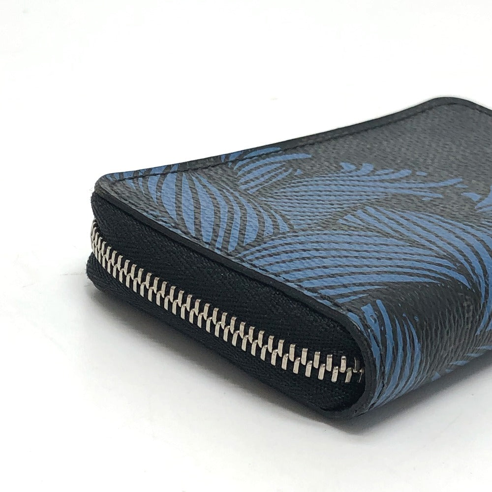 LOUIS VUITTON Coin case N41687 Damier Grafitto Canvas black Damier Grafitte Christopher Nemeth Zippy mens Used