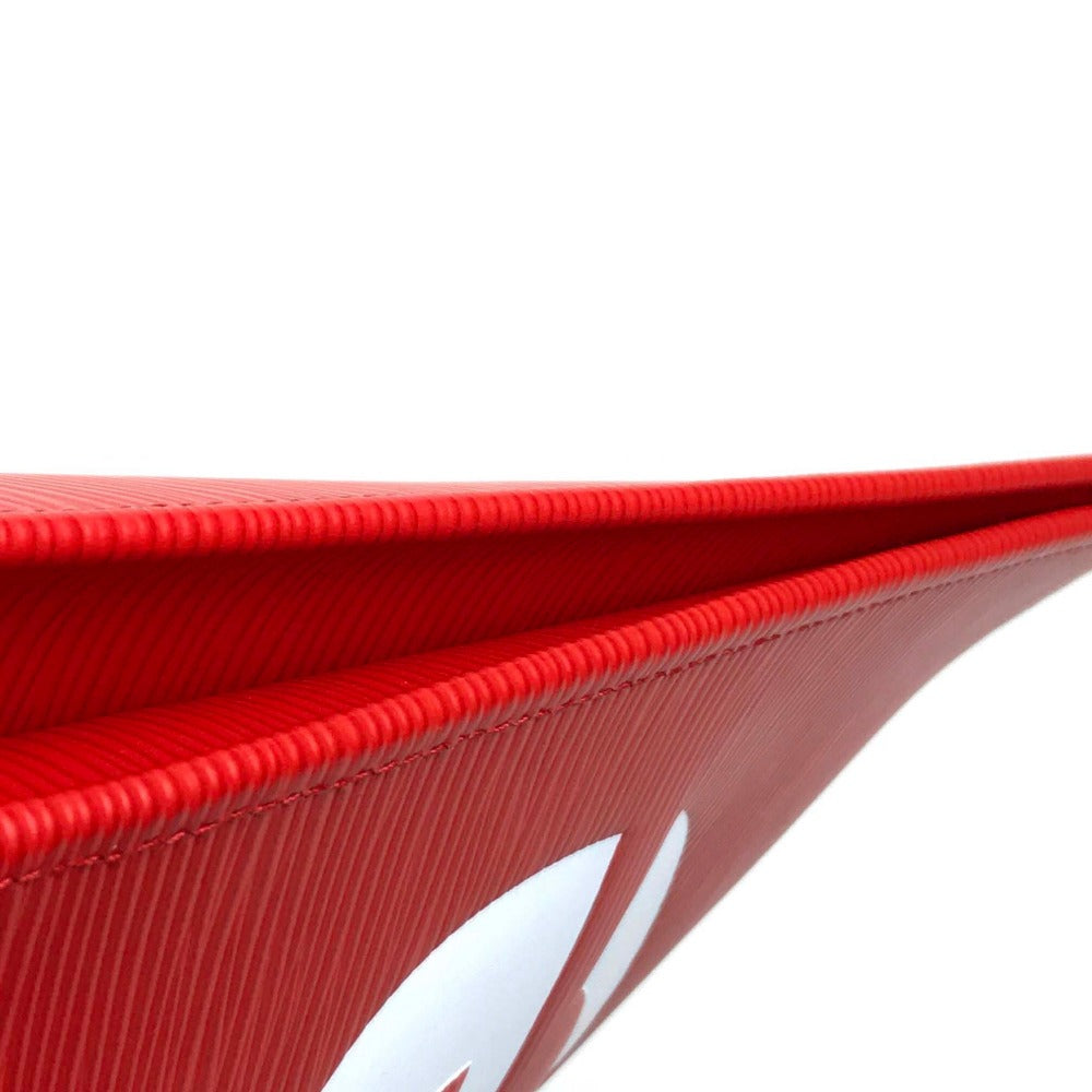 LOUIS VUITTON Clutch bag M67722 Epi Leather Red Louis Vuitton x Supreme Epi Pochette Joule GM