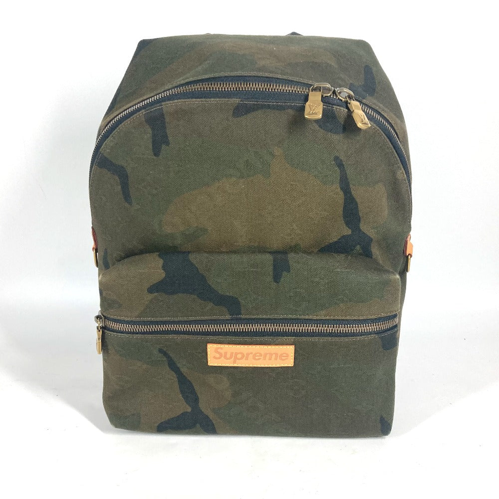 LOUIS VUITTON Backpack M44200 canvas khaki Supreme Supreme collaboration Apollo