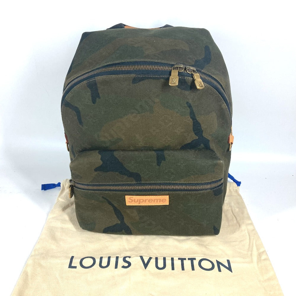 LOUIS VUITTON Backpack M44200 canvas khaki Supreme Supreme collaboration Apollo