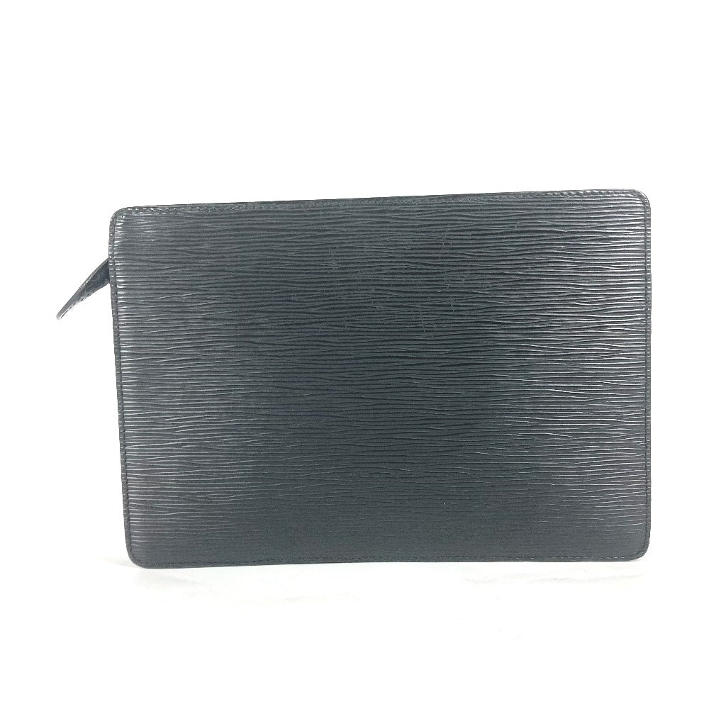 LOUIS VUITTON business bag M52522 Epi Leather black Epi Pochette Homme mens Used