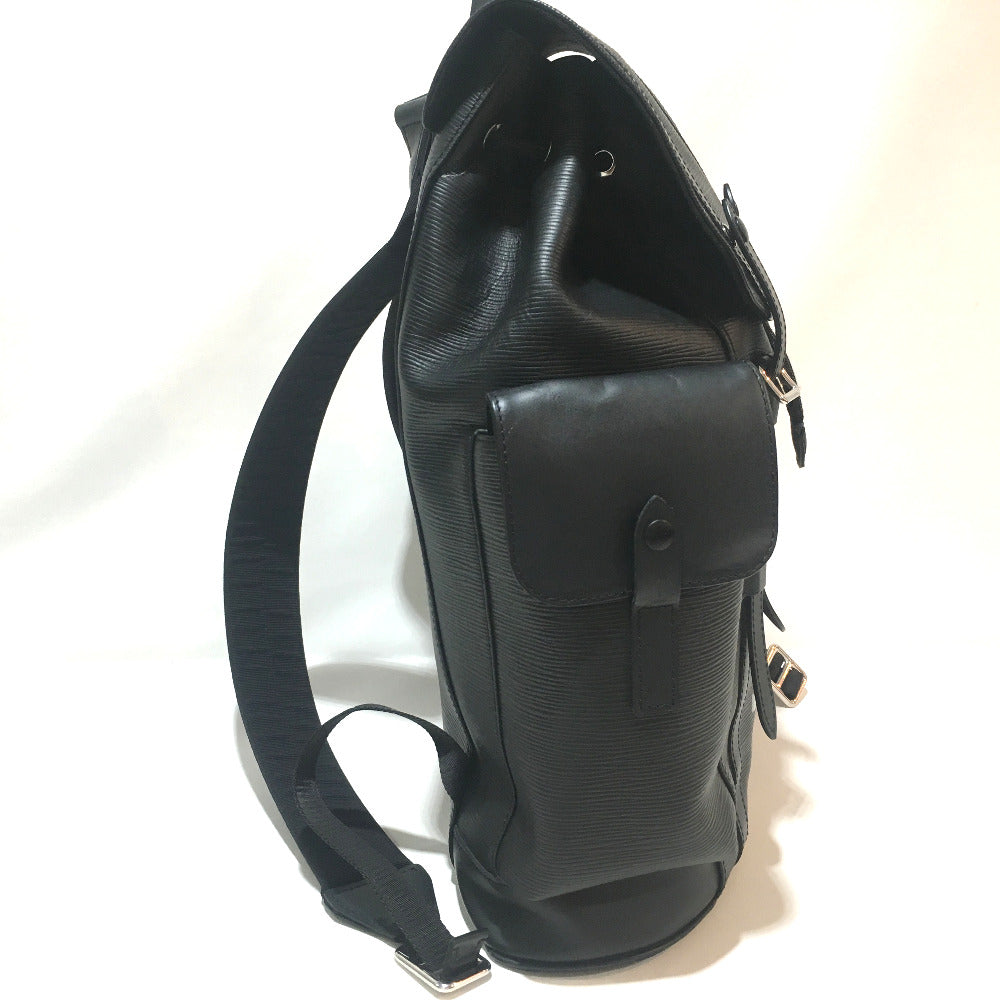 LOUIS VUITTON Backpack M53413 Epi Leather black Epi Christopher PM backpack mens Used