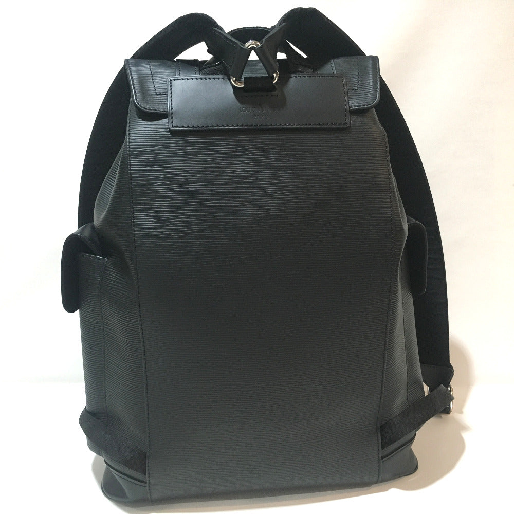 LOUIS VUITTON Backpack M53413 Epi Leather black Epi Christopher PM backpack mens Used