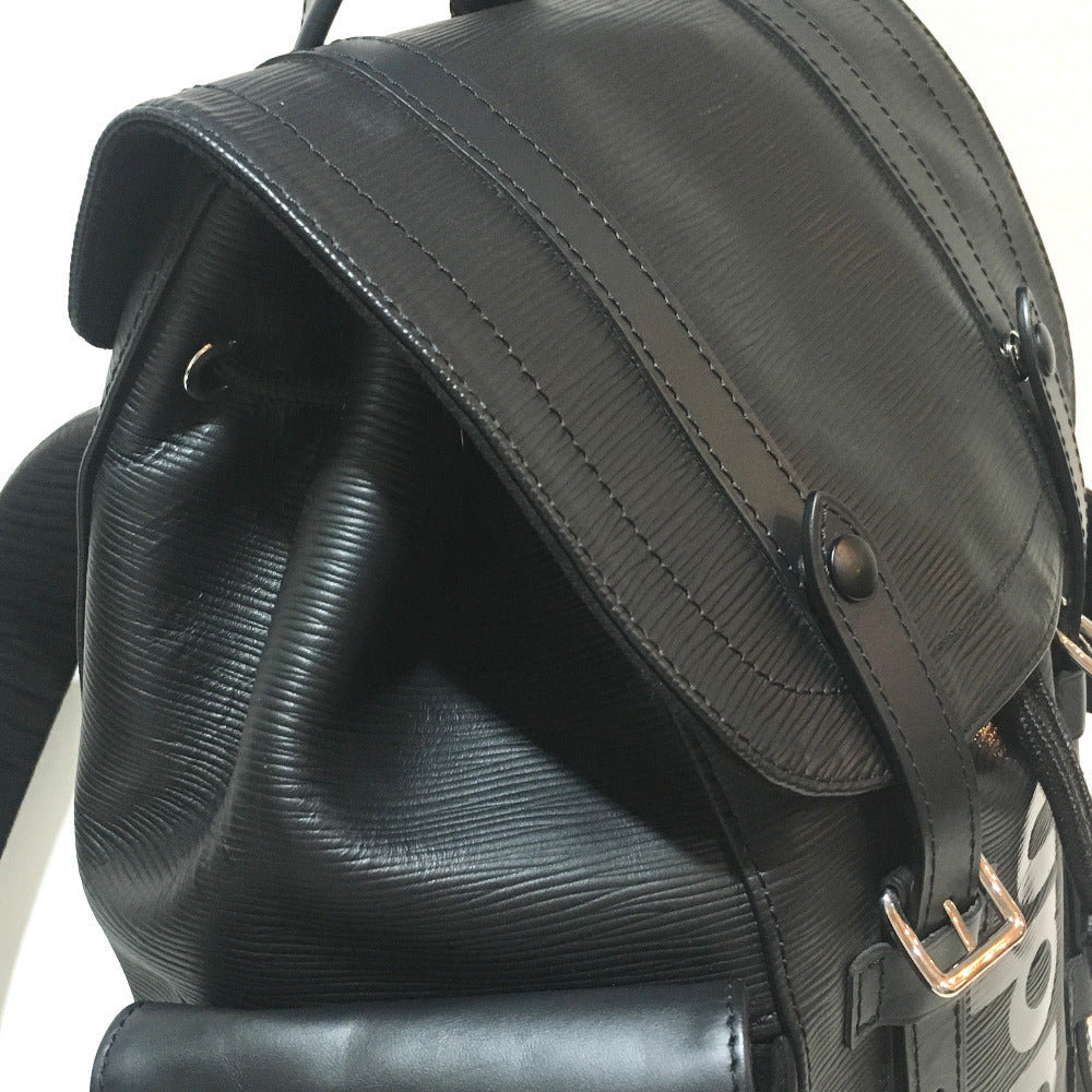 LOUIS VUITTON Backpack M53413 Epi Leather black Epi Christopher PM backpack mens Used