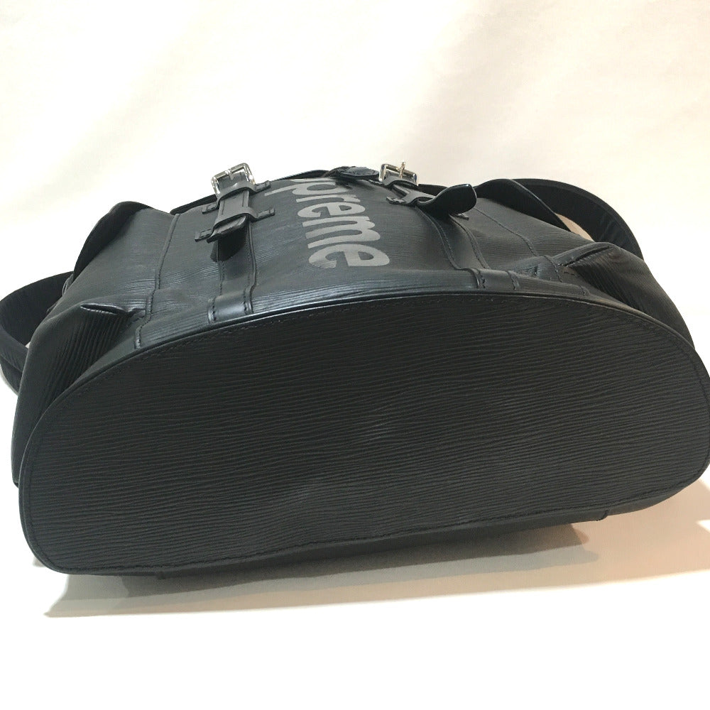 LOUIS VUITTON Backpack M53413 Epi Leather black Epi Christopher PM backpack mens Used