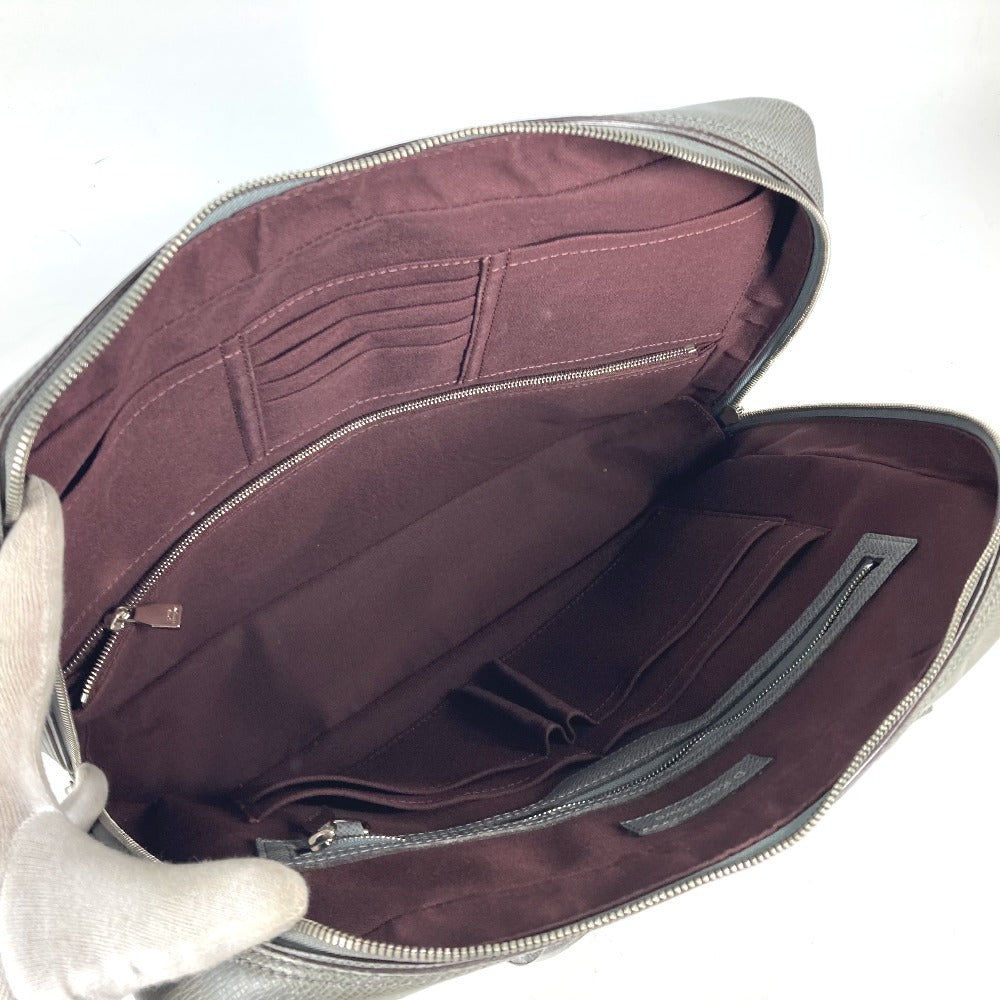 LOUIS VUITTON Business bag Taiga Leather gray Taiga Neo Igor