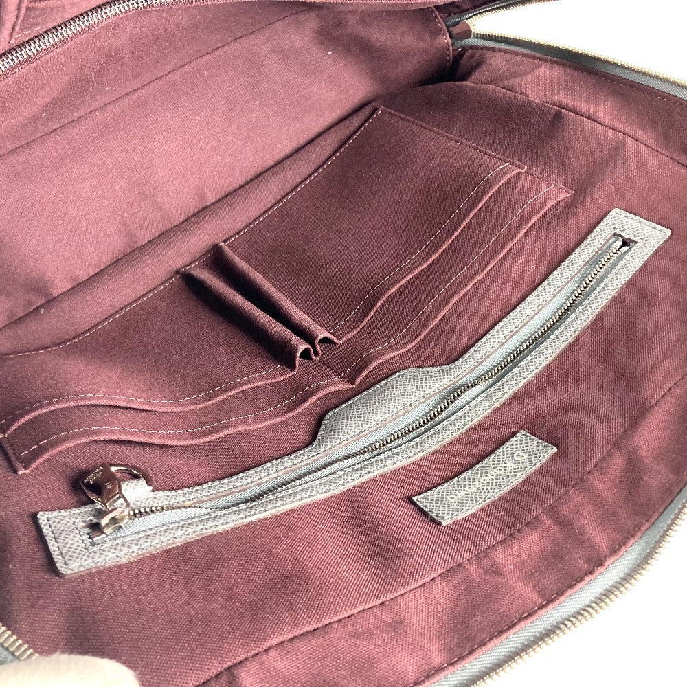 LOUIS VUITTON Business bag Taiga Leather gray Taiga Neo Igor