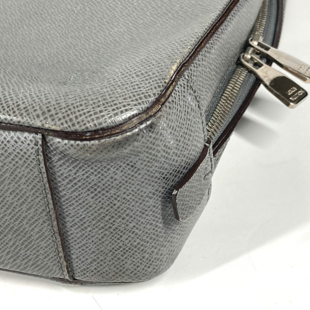 LOUIS VUITTON Business bag Taiga Leather gray Taiga Neo Igor