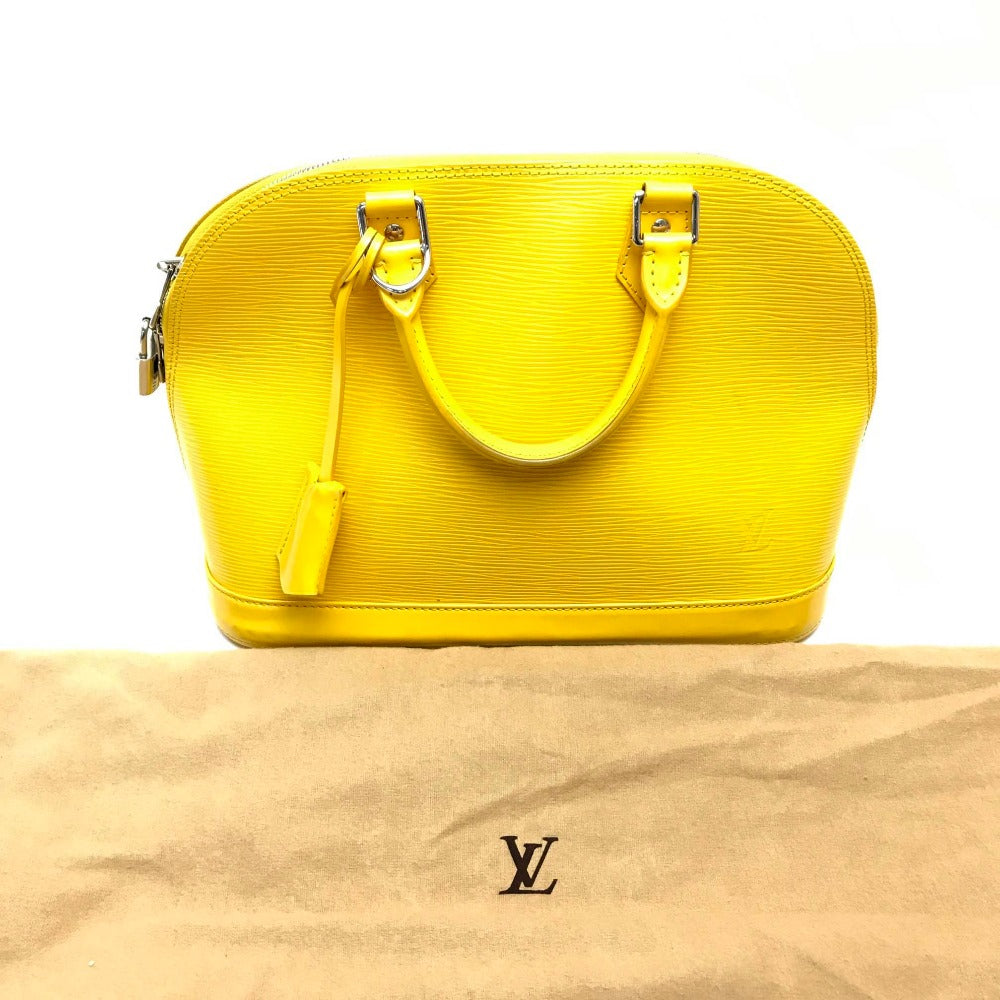LOUIS VUITTON Handbag M40619 Epi Leather yellow Epi Alma PM