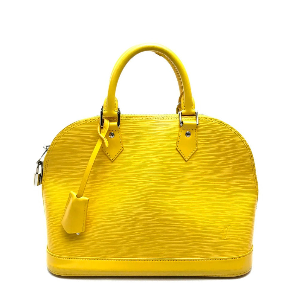 LOUIS VUITTON Handbag M40619 Epi Leather yellow Epi Alma PM