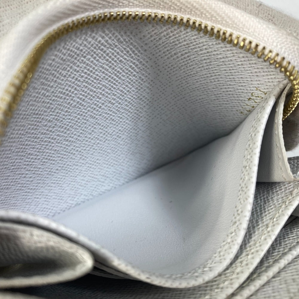 LOUIS VUITTON Coin case M63994 Epi Leather white epi love lock Zip around purse Women Used