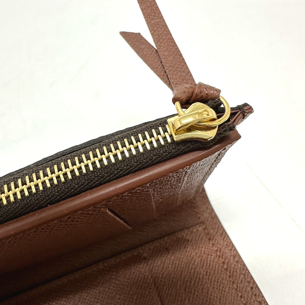 LOUIS VUITTON Folded wallet ‚l62472 Monogram canvas Brown Portefeuille Victorine Women Used