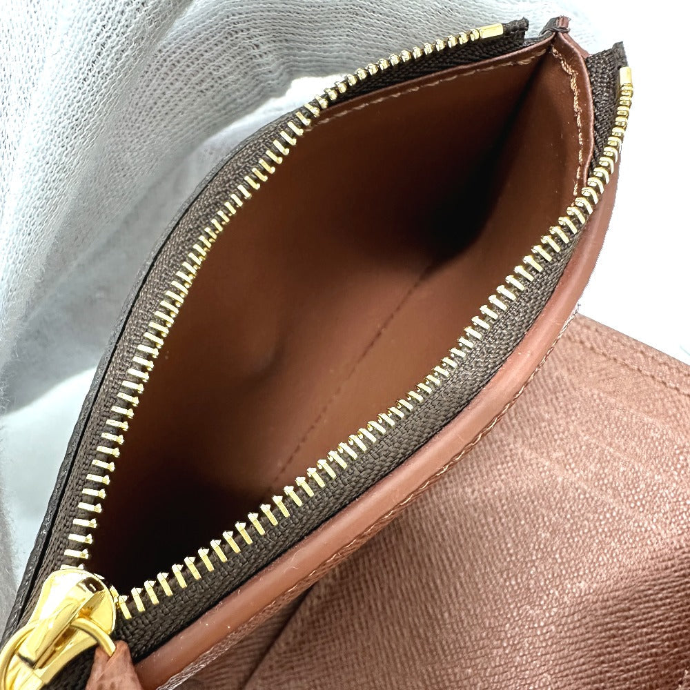 LOUIS VUITTON Folded wallet ‚l62472 Monogram canvas Brown Portefeuille Victorine Women Used