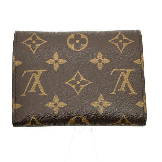 LOUIS VUITTON Folded wallet ‚l62472 Monogram canvas Brown Portefeuille Victorine Women Used