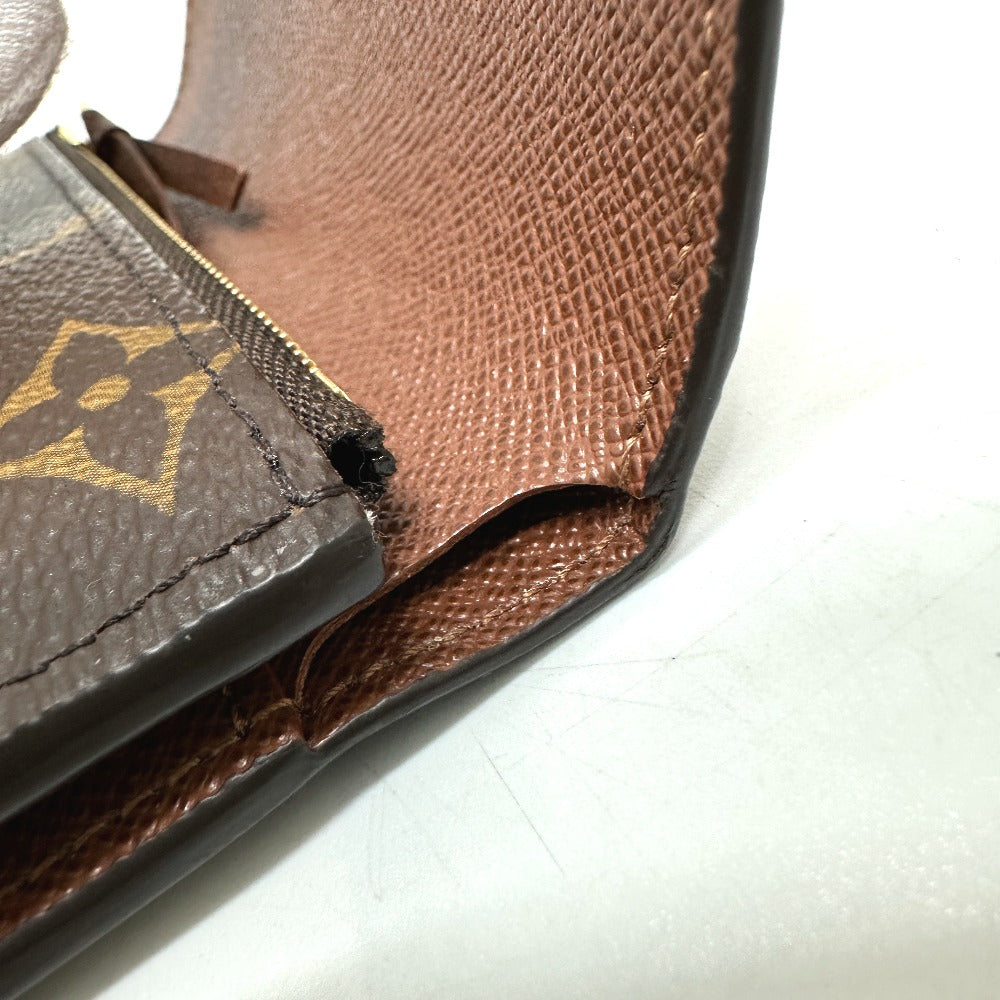 LOUIS VUITTON Folded wallet ‚l62472 Monogram canvas Brown Portefeuille Victorine Women Used