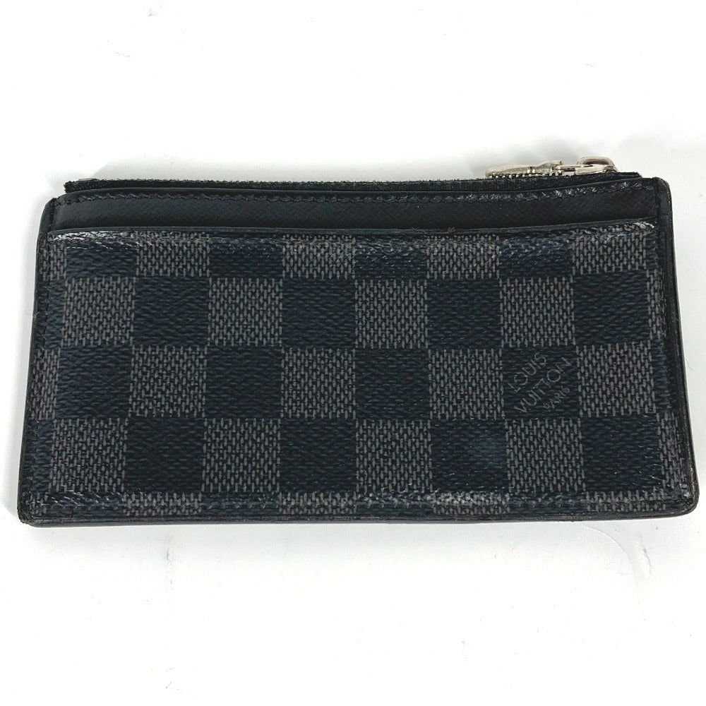 LOUIS VUITTON Coin case N64038 Damier Grafitto Canvas black Damier Grafitte Coin card holder
