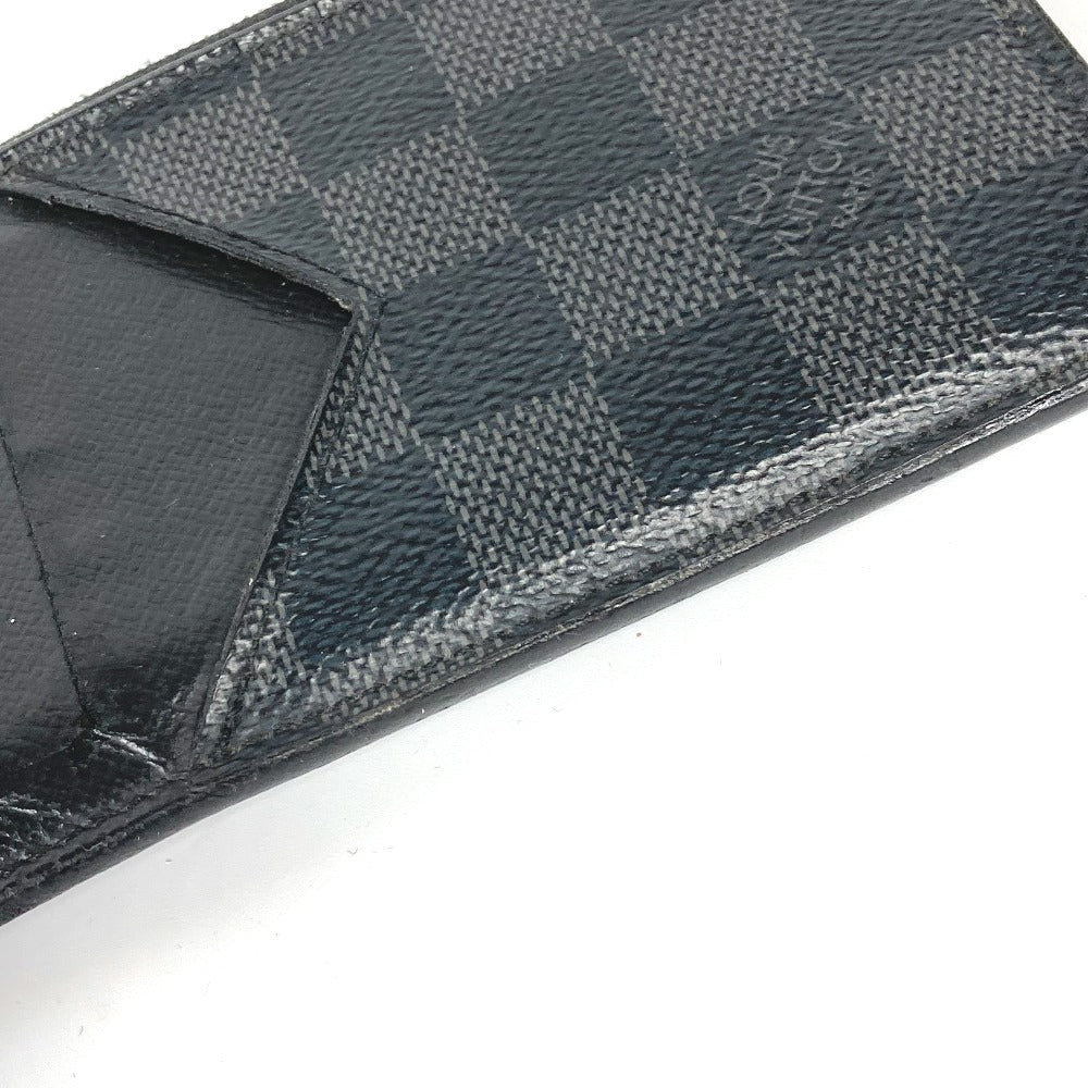 LOUIS VUITTON Coin case N64038 Damier Grafitto Canvas black Damier Grafitte Coin card holder
