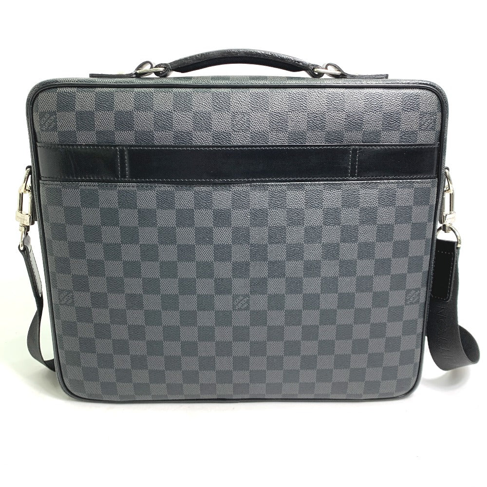 LOUIS VUITTON Business bag N58030 Damier Grafitto Canvas black Damier Graphite Crossbody Steve