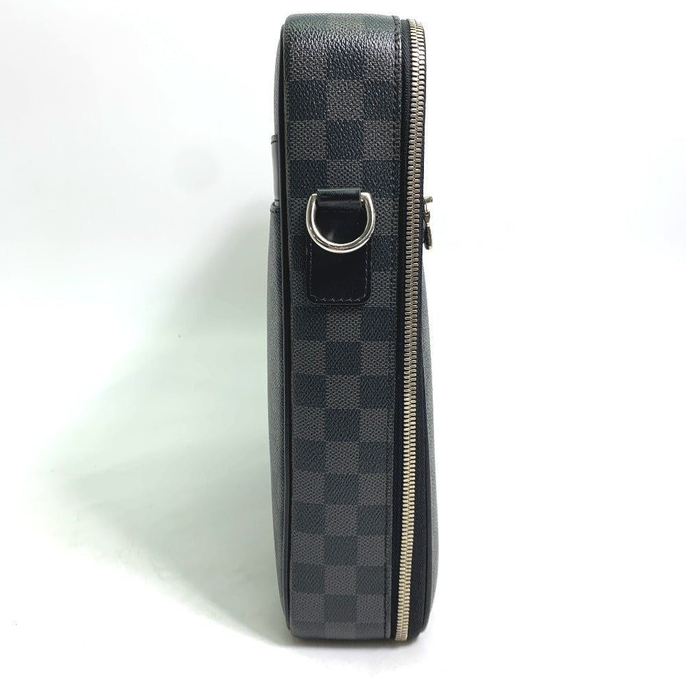 LOUIS VUITTON Business bag N58030 Damier Grafitto Canvas black Damier Graphite Crossbody Steve