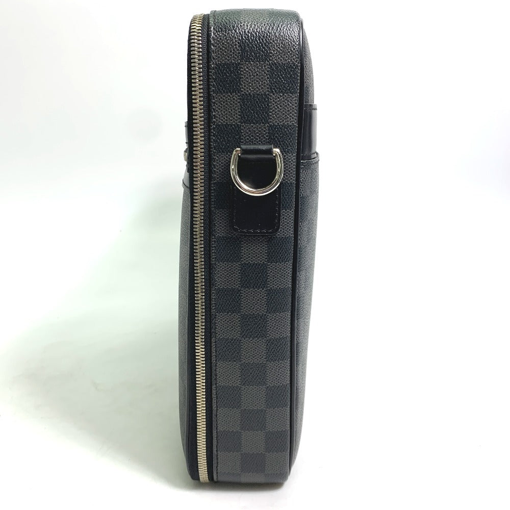 LOUIS VUITTON Business bag N58030 Damier Grafitto Canvas black Damier Graphite Crossbody Steve