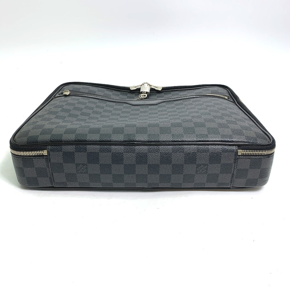 LOUIS VUITTON Business bag N58030 Damier Grafitto Canvas black Damier Graphite Crossbody Steve