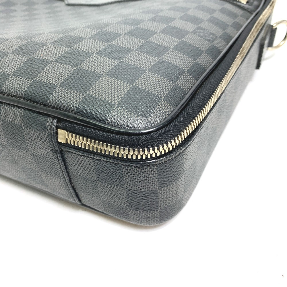 LOUIS VUITTON Business bag N58030 Damier Grafitto Canvas black Damier Graphite Crossbody Steve