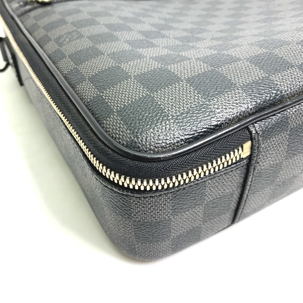 LOUIS VUITTON Business bag N58030 Damier Grafitto Canvas black Damier Graphite Crossbody Steve