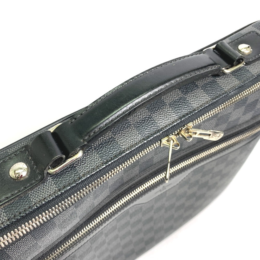 LOUIS VUITTON Business bag N58030 Damier Grafitto Canvas black Damier Graphite Crossbody Steve