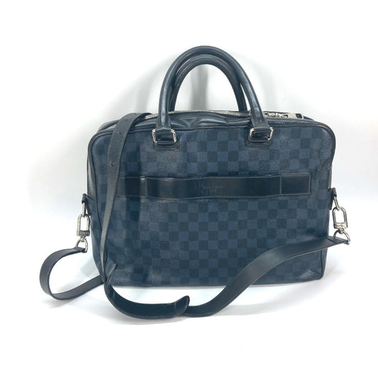 LOUIS VUITTON Business bag ‚m41347 Damier Cobalt Canvas black Damier Cobalt Porto Documan Business PDB mens Used