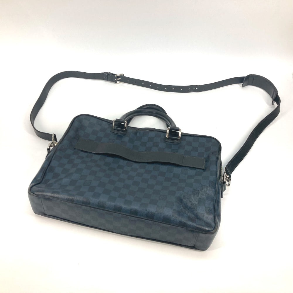 LOUIS VUITTON Business bag ‚m41347 Damier Cobalt Canvas black Damier Cobalt Porto Documan Business PDB mens Used