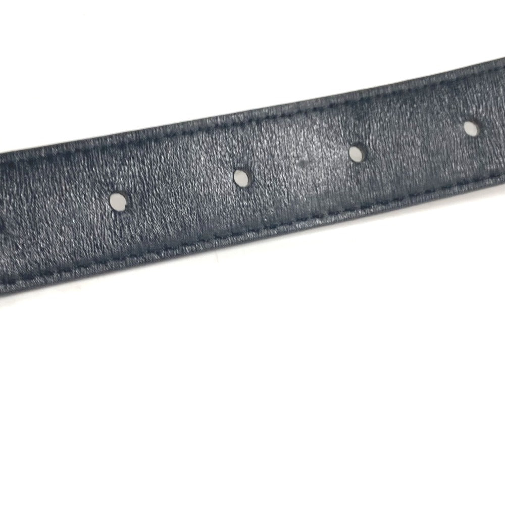 LOUIS VUITTON belt M0203W Monogram Reverse Canvas, Leather black Monogram reverse Dauphine 25MM 80