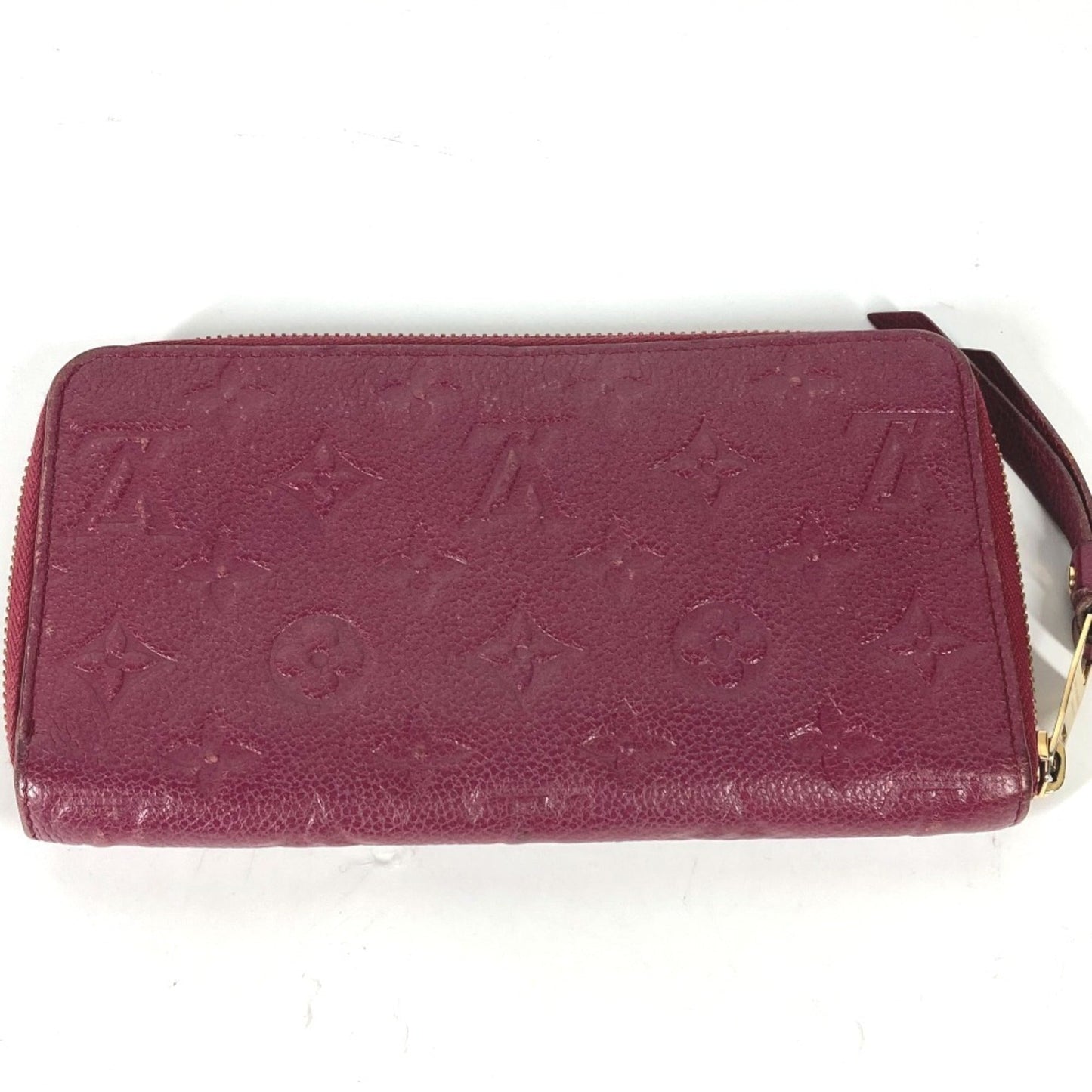 Louis Vuitton Aurore  Color Monogram Empreinte Leather Long Bill Wallet (Bi-Fold)