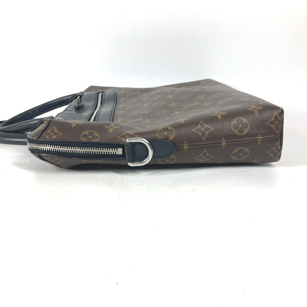 LOUIS VUITTON Business bag M54019 Monogram macacer canvas Brown Monogram macacer Porto Documan Jule PDJ