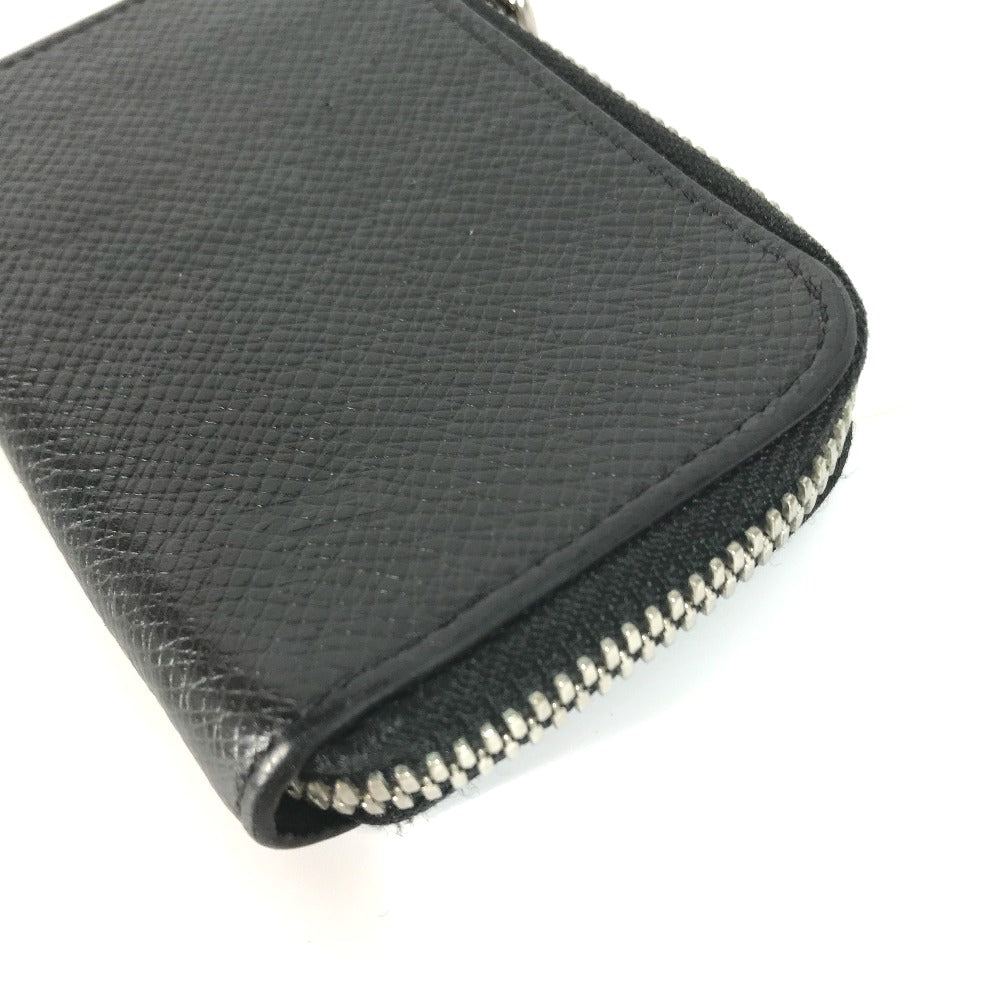 LOUIS VUITTON Coin case M63375 Taiga Leather black Taiga Porto Monnaie Jour