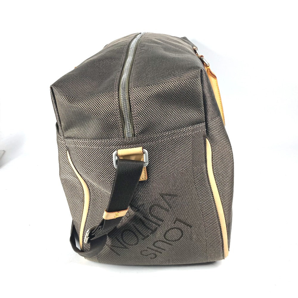 LOUIS VUITTON Boston Duffel bag M93015 Damier Jean Canvas khaki Damier Jean Suvlan