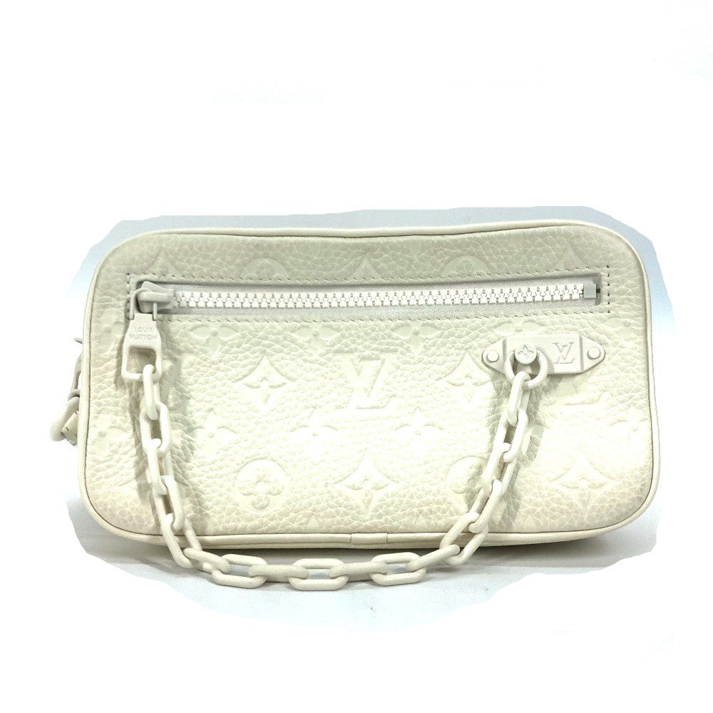 LOUIS VUITTON Clutch bag M53551  Monogram Ann Platt Leather white Monogram Ann Platt Pochette Volga Women Used