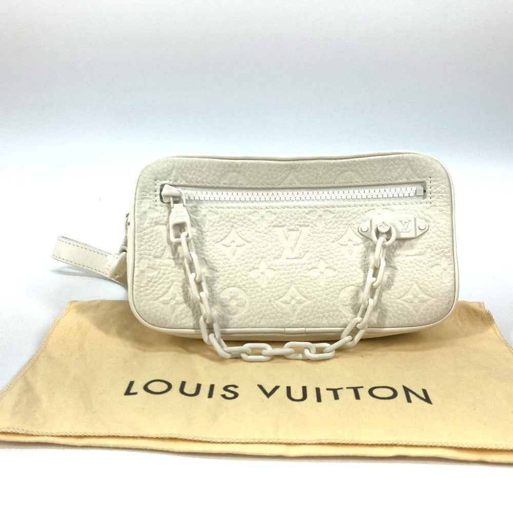 LOUIS VUITTON Clutch bag M53551  Monogram Ann Platt Leather white Monogram Ann Platt Pochette Volga Women Used
