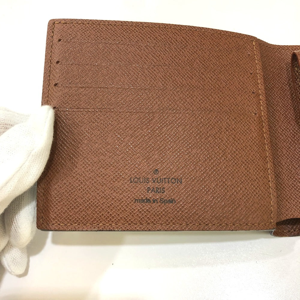 LOUIS VUITTON Folded wallet M62288 Monogram canvas Brown logo Portefeuille Marco NM Women Used